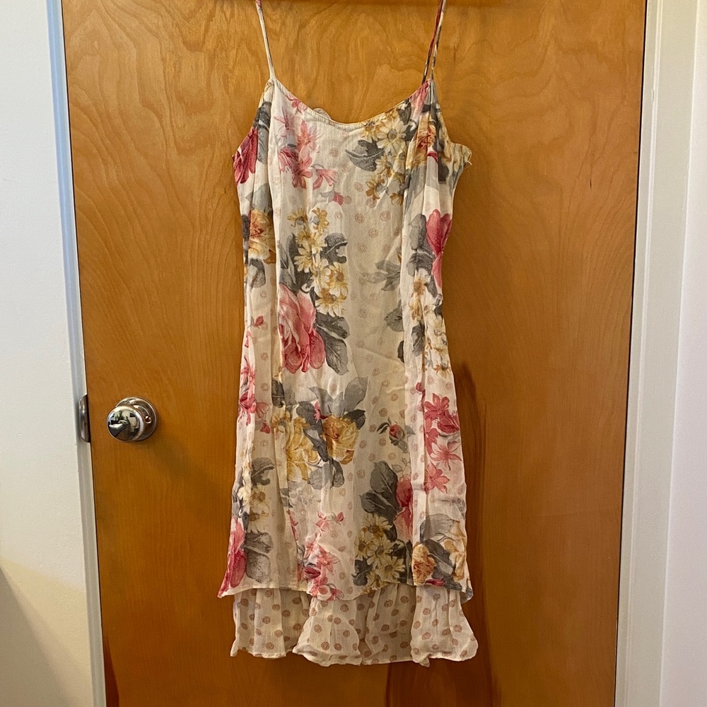 Floral Spaghetti Strap Dress